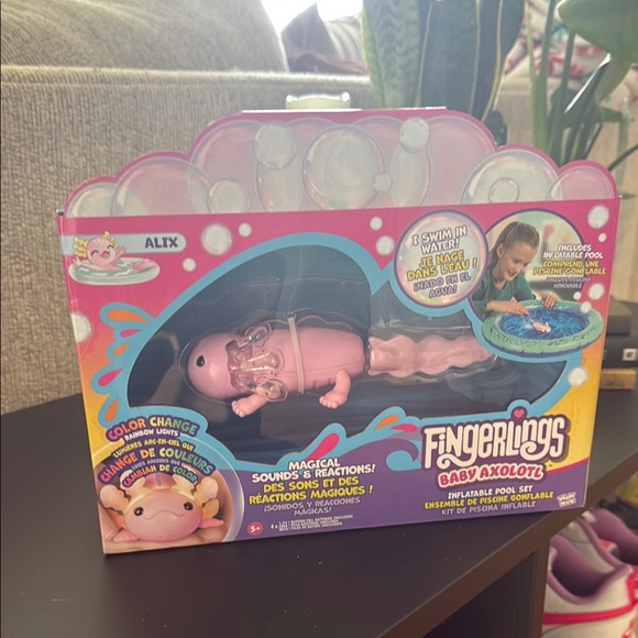 Baby Axolotl Toy - Pink - Picture 1 of 1